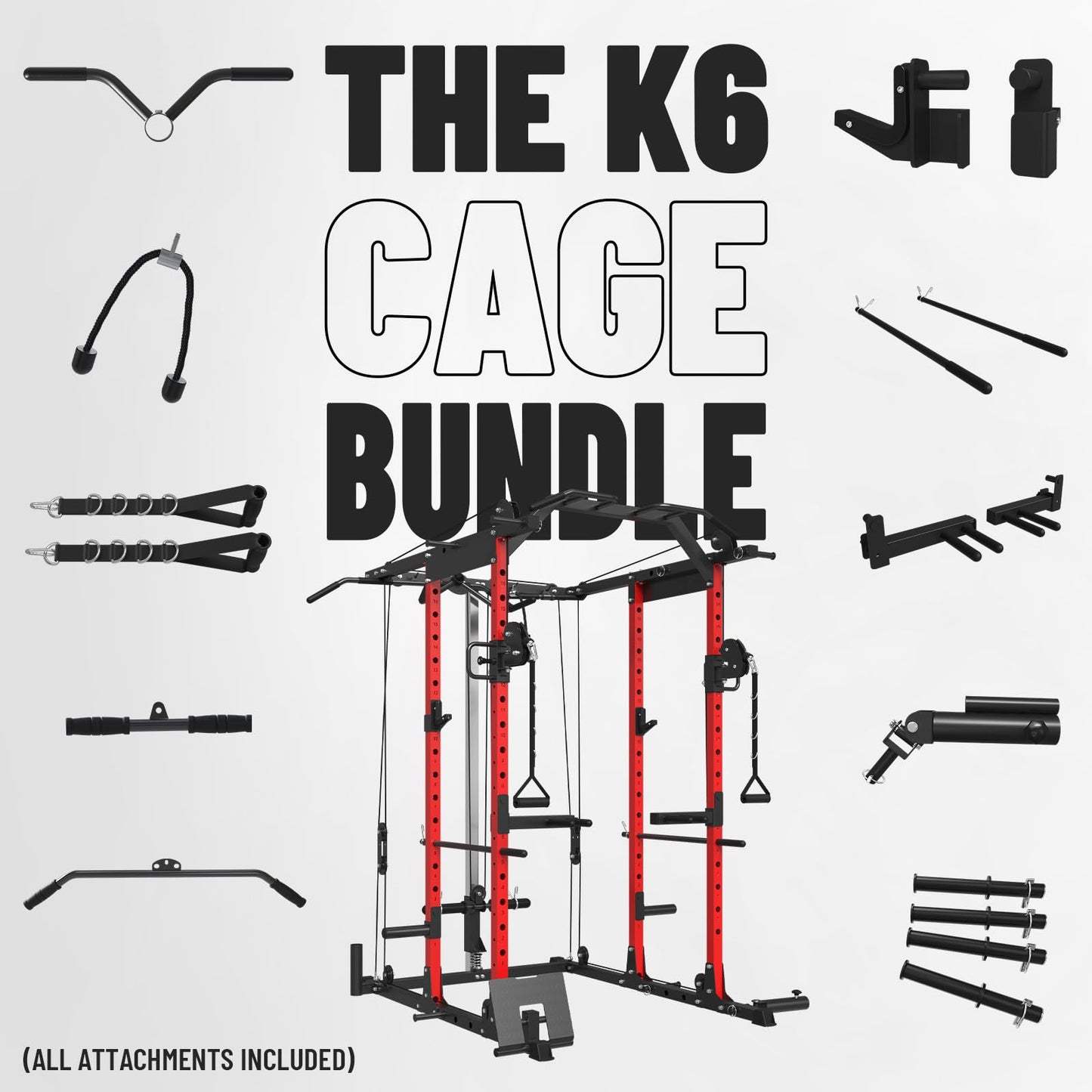 Mikolo Power Cage, Power Rack with Cable