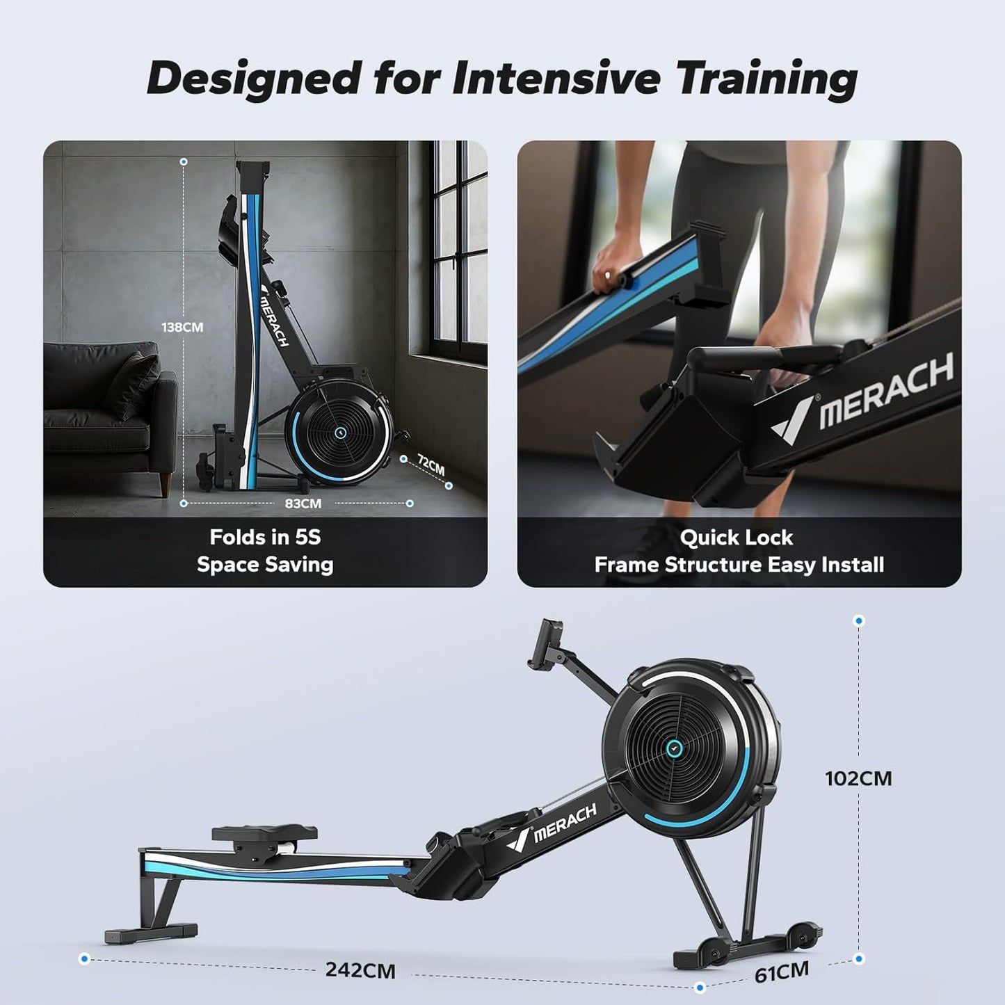 MERACH Air Rower