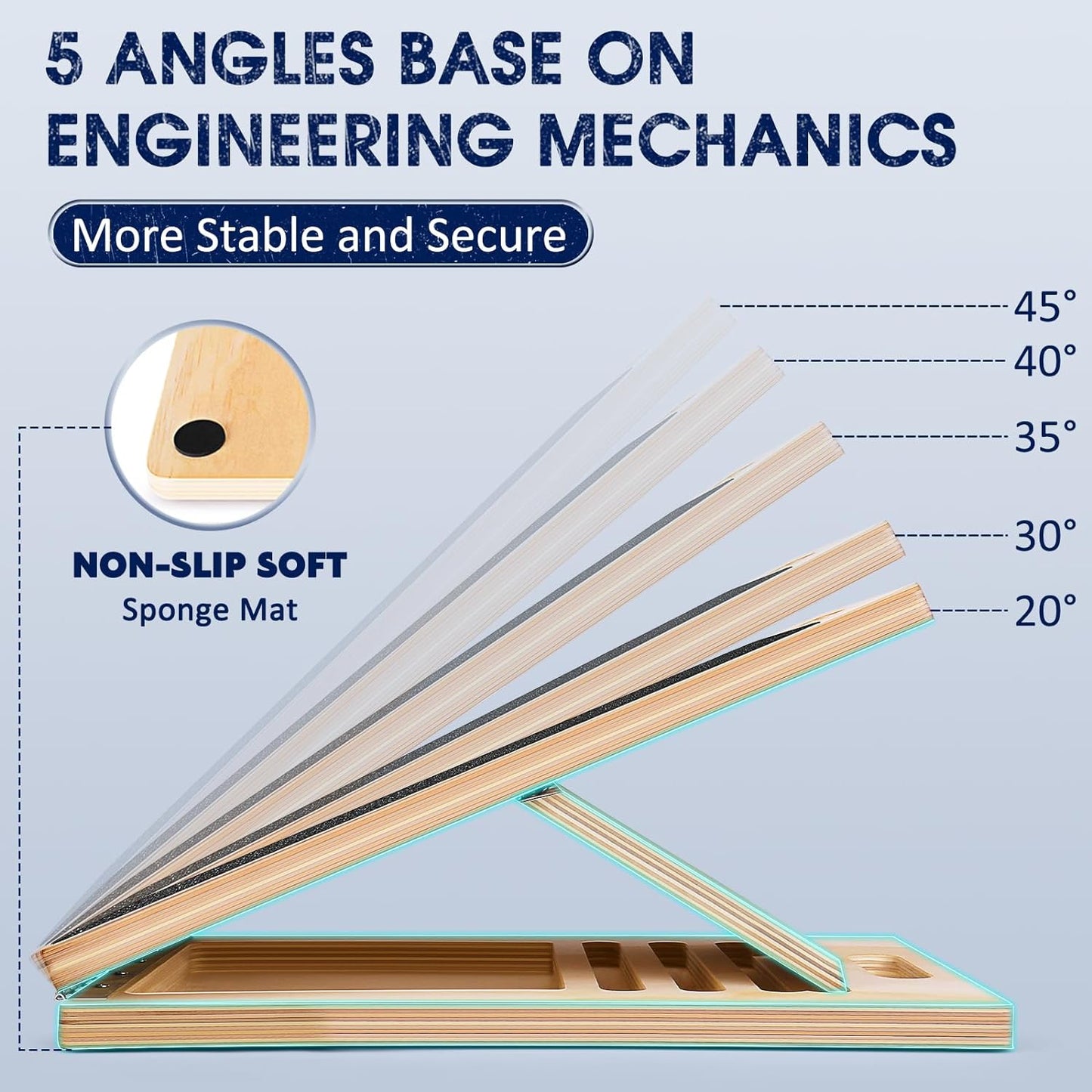 Portable Wooden Slant Board