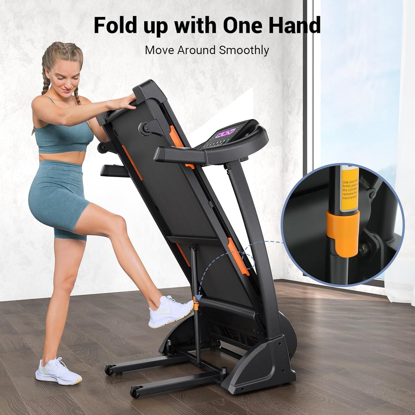 THERUN Incline Treadmill