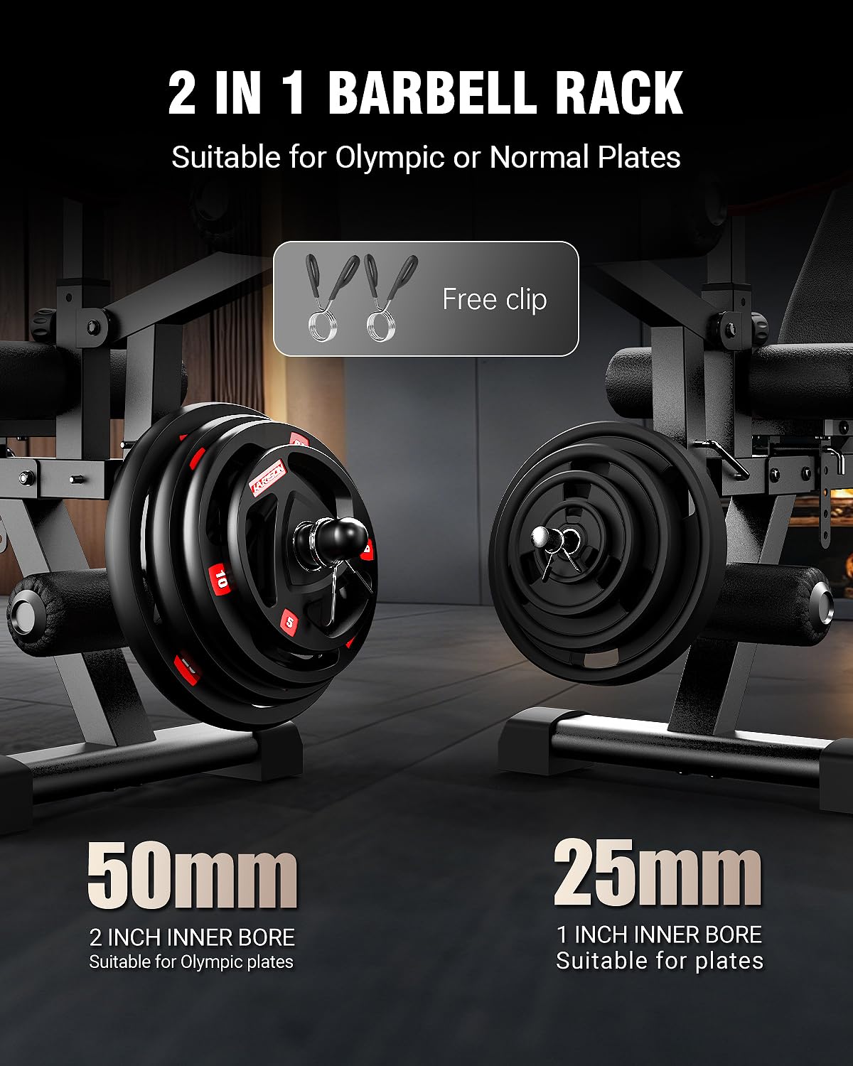 HARISON Adjustable Weight Bench with Leg Extension