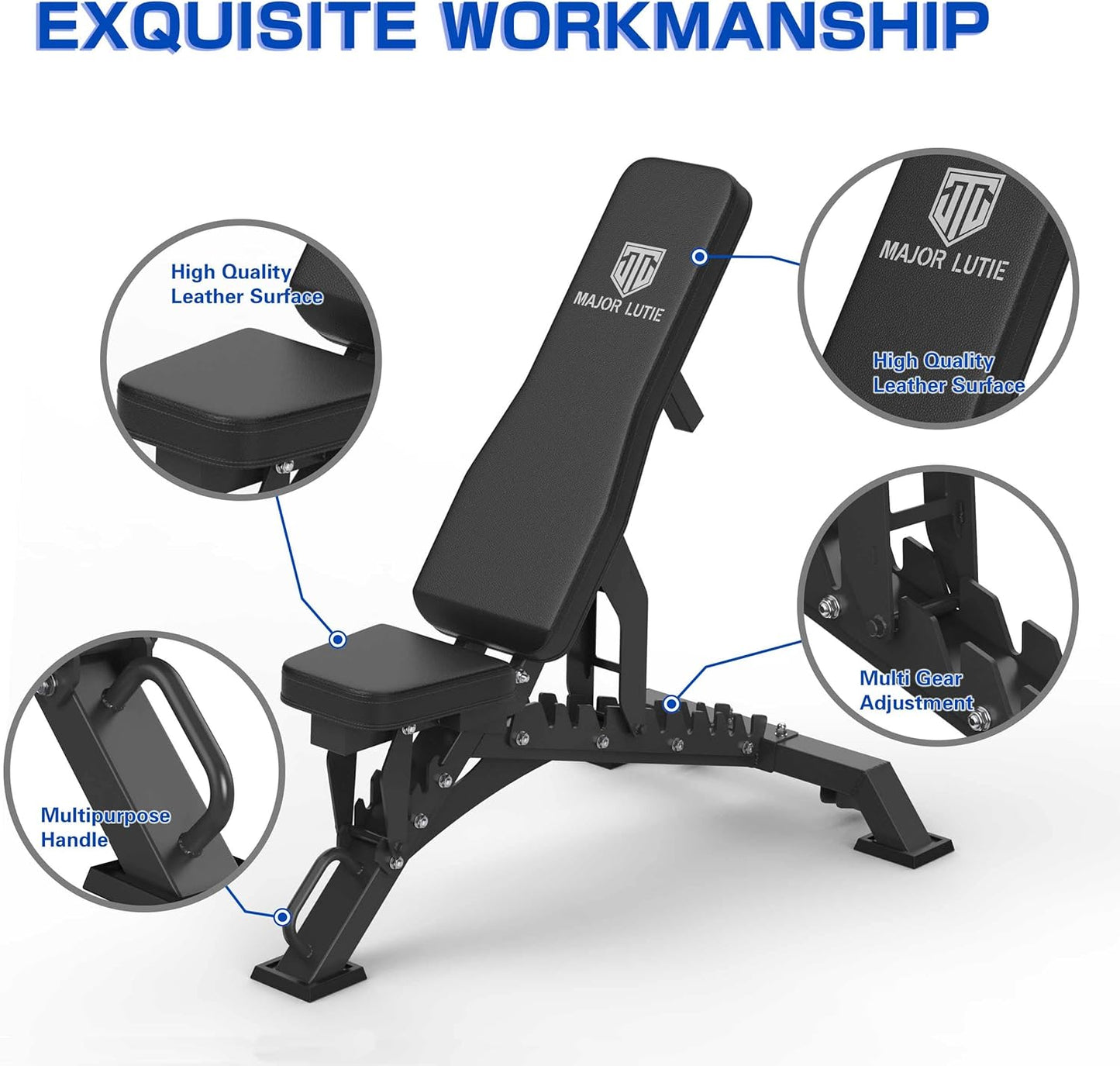 Major Fitness Weight Bench, Capacity Bench