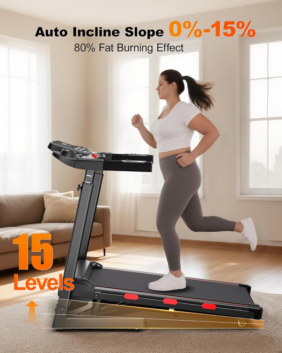 340lb Walking Pad Treadmill