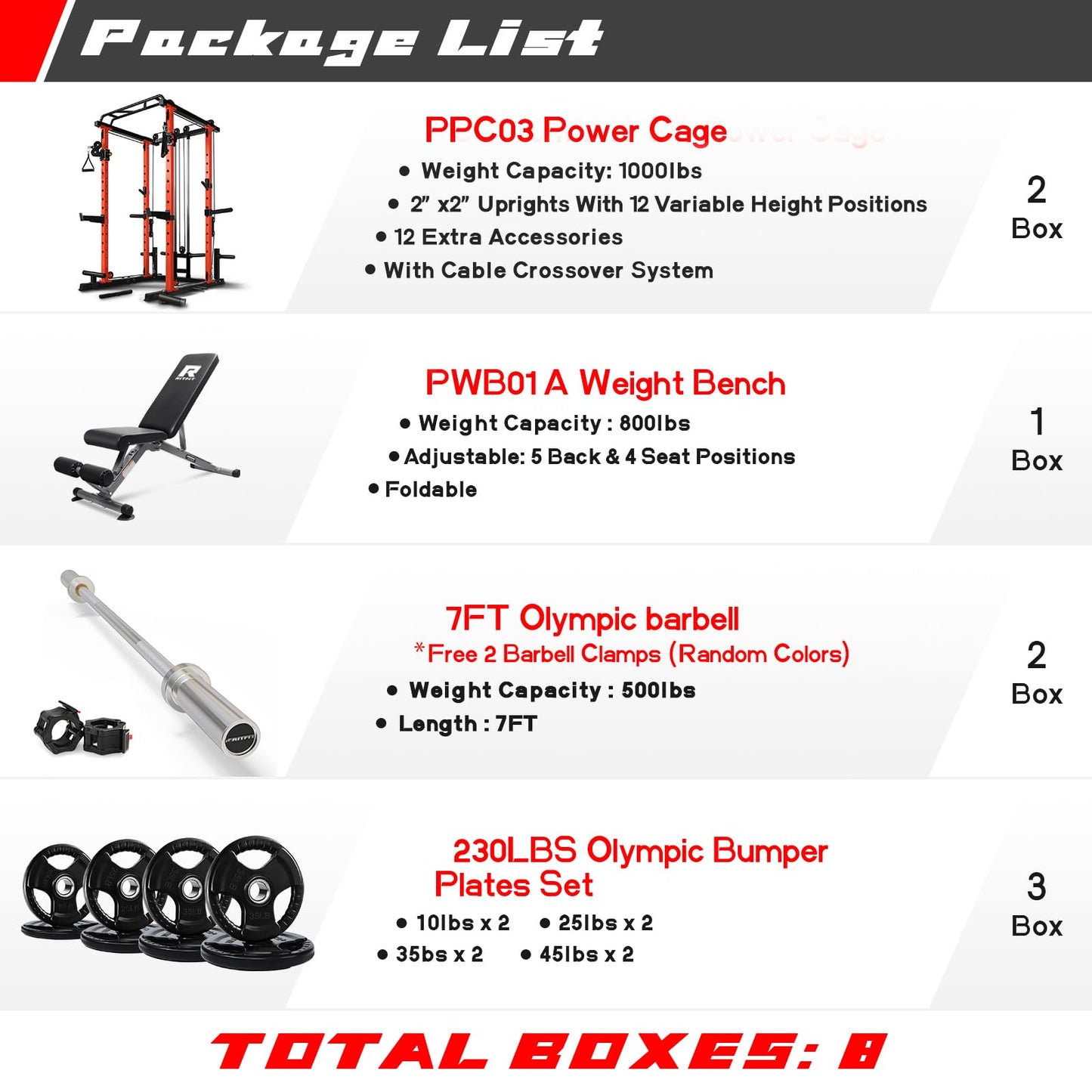 RitFit Power Cage with Optional LAT PullDown
