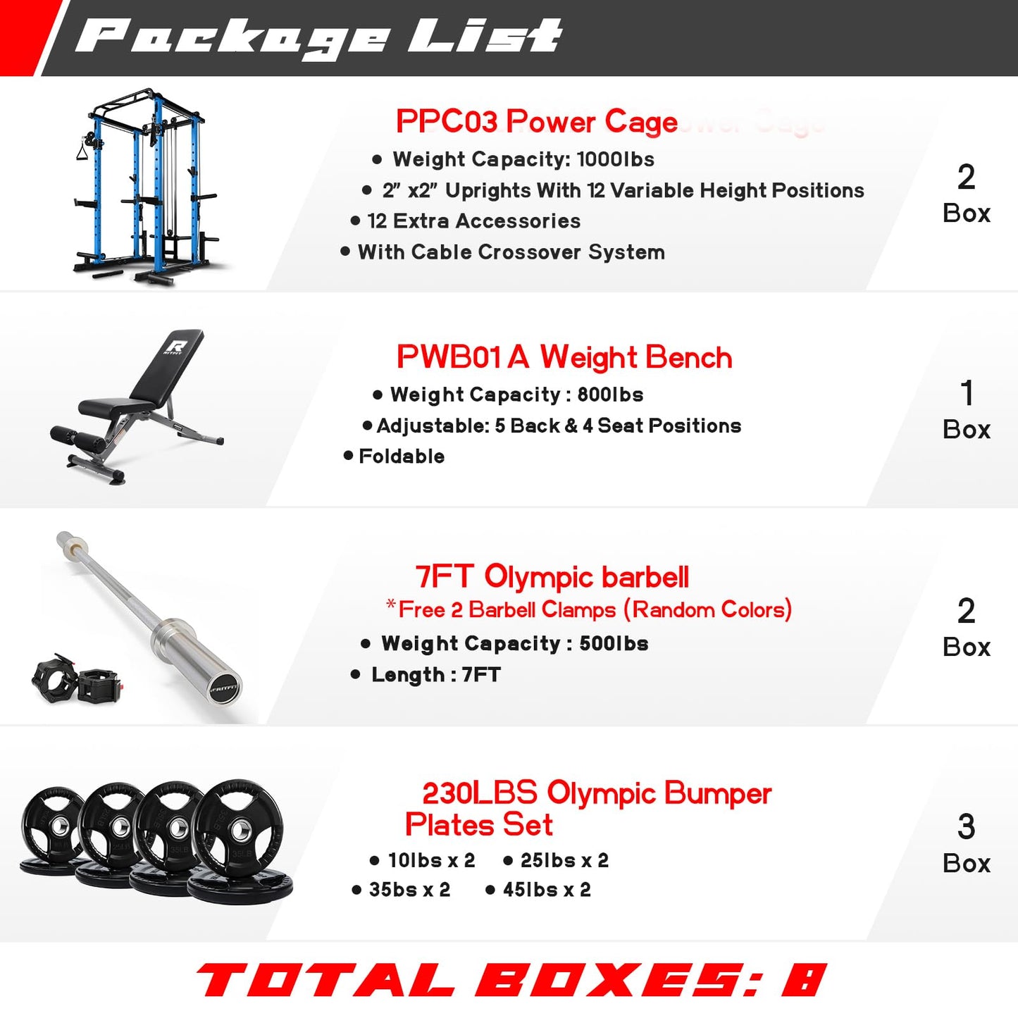 RitFit Power Cage with Optional LAT PullDown