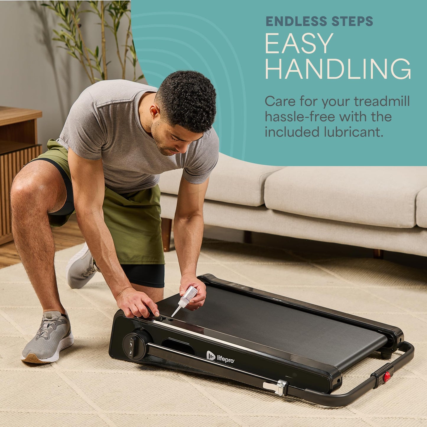 Lifepro Smallest Portable 30in Small Walking Pad Treadmill