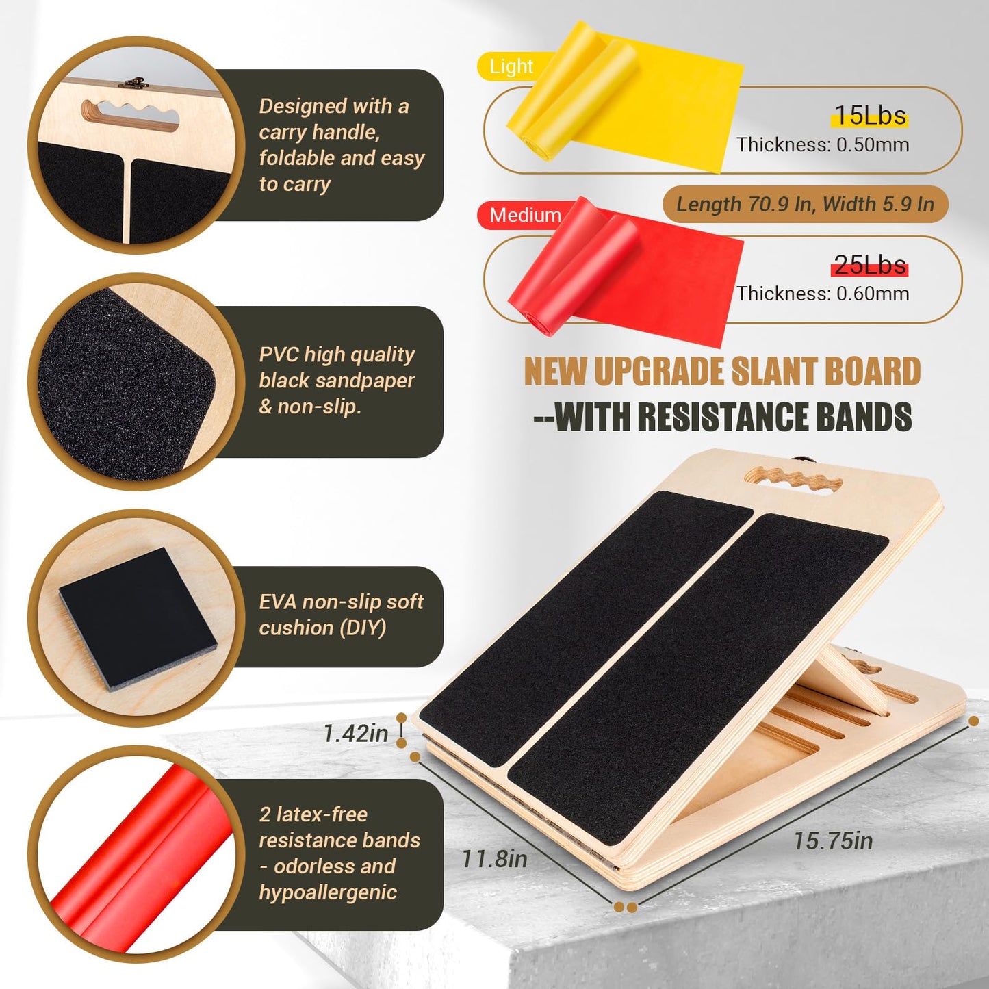 Wooden Slant Board