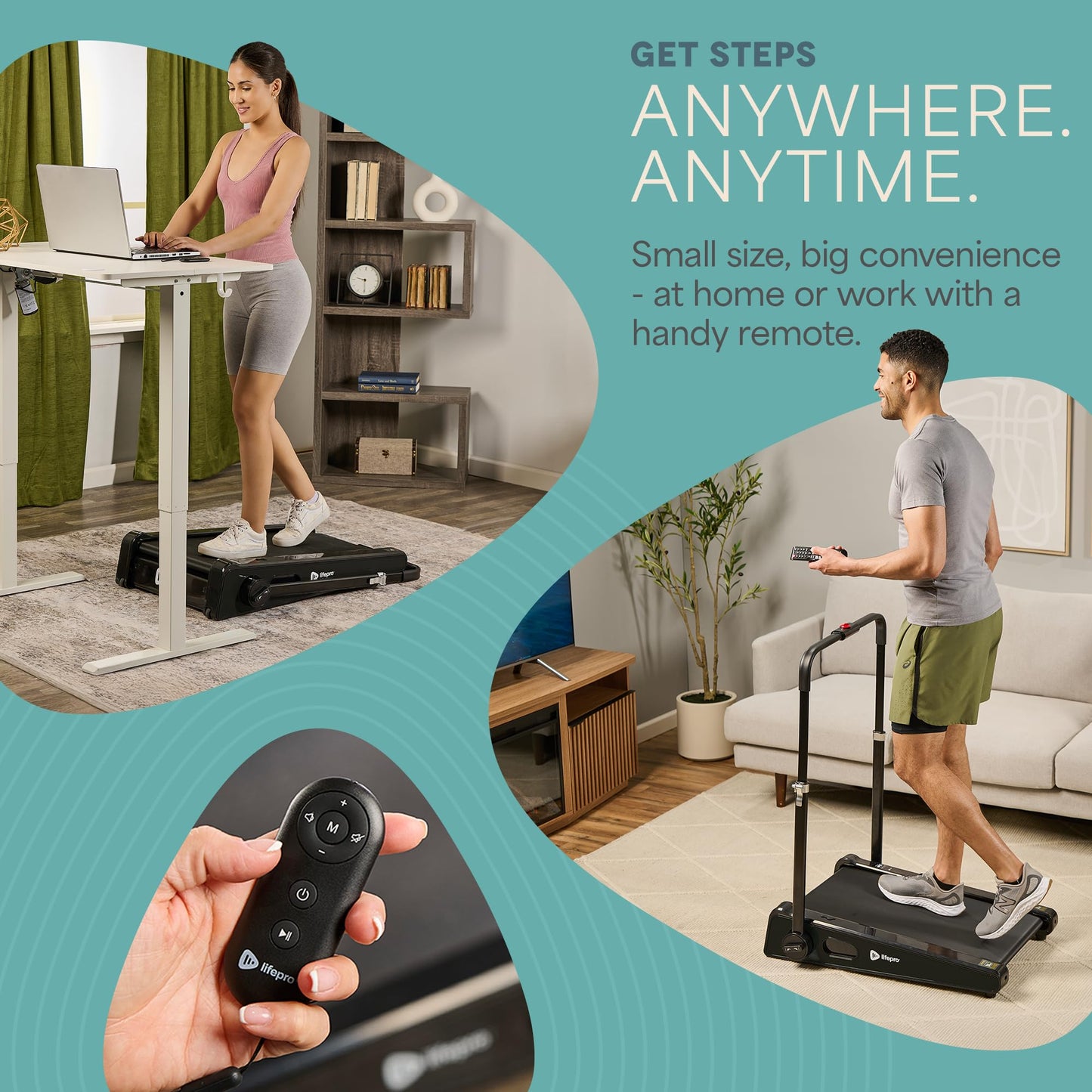 Lifepro Smallest Portable 30in Small Walking Pad Treadmill
