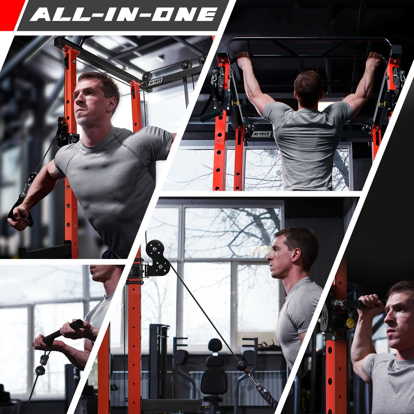 RitFit Power Cage with Optional LAT PullDown