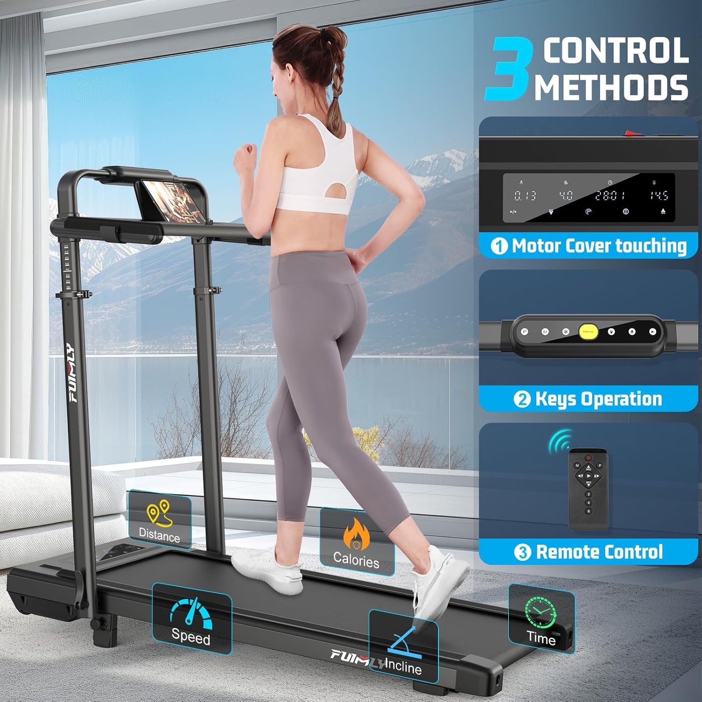 8-in-1 Walking Treadmill