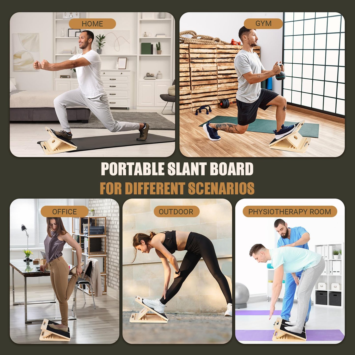 Wooden Slant Board