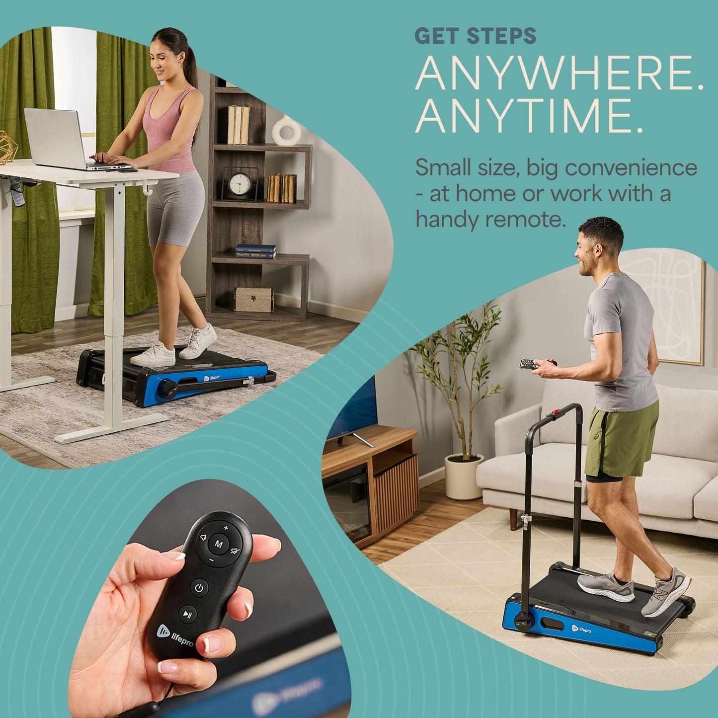 Lifepro Smallest Portable 30in Small Walking Pad Treadmill