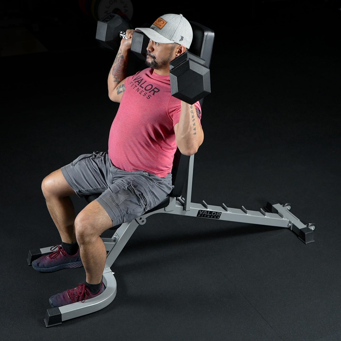 Valor Fitness Adjustable Weight Bench Flat
