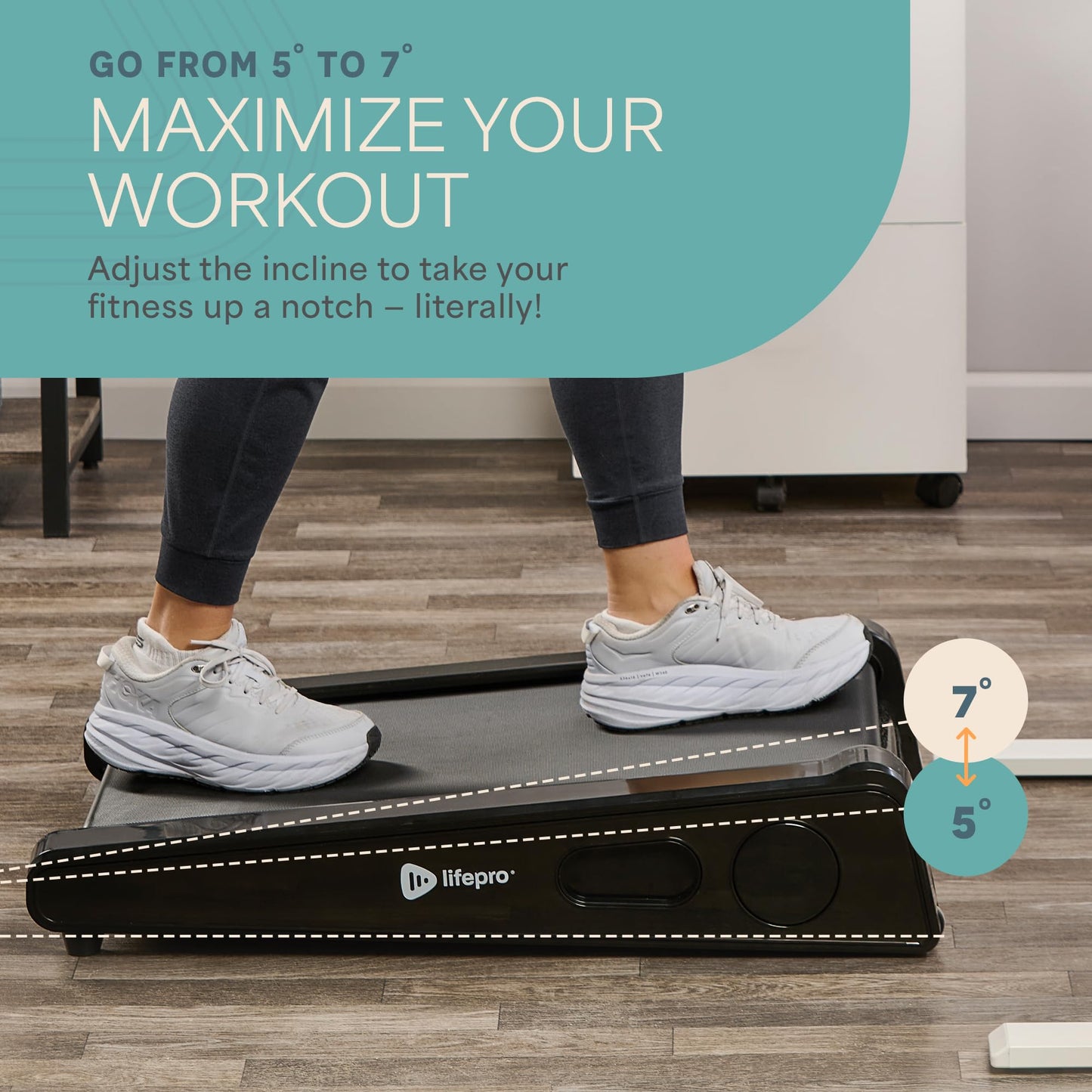 Lifepro Smallest Portable 30in Small Walking Pad Treadmill