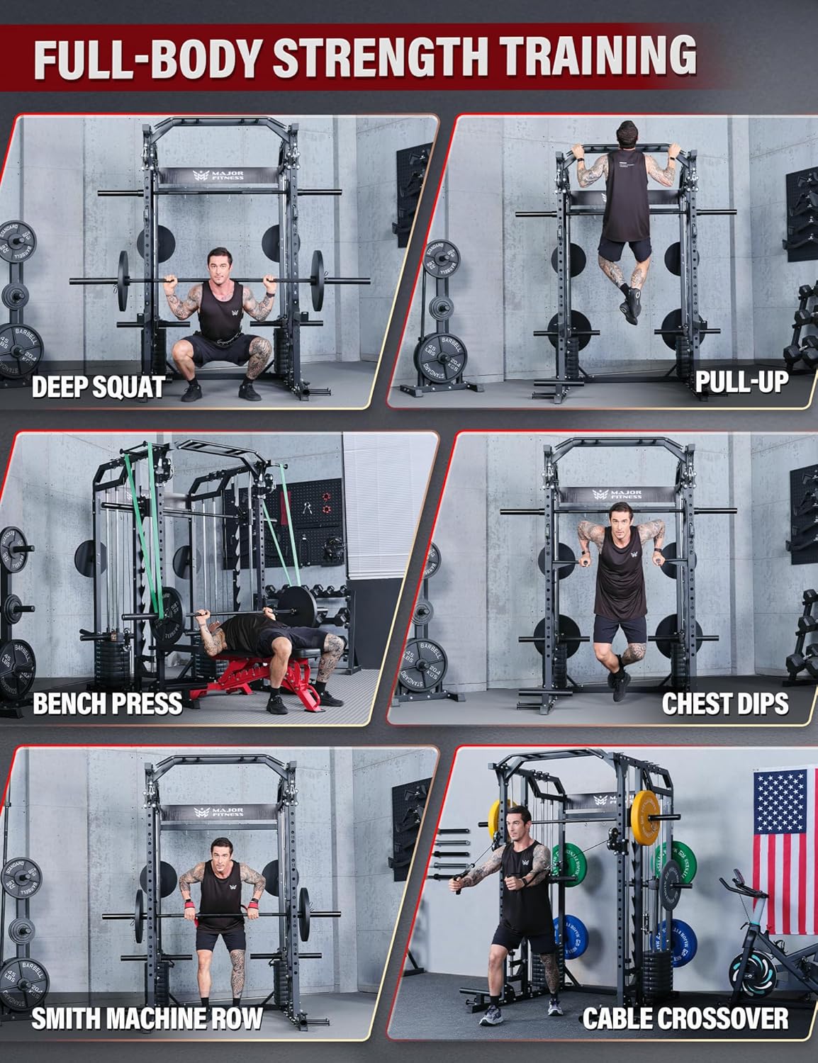 Major Fitness Drone2 Advanced Training Smith Machines