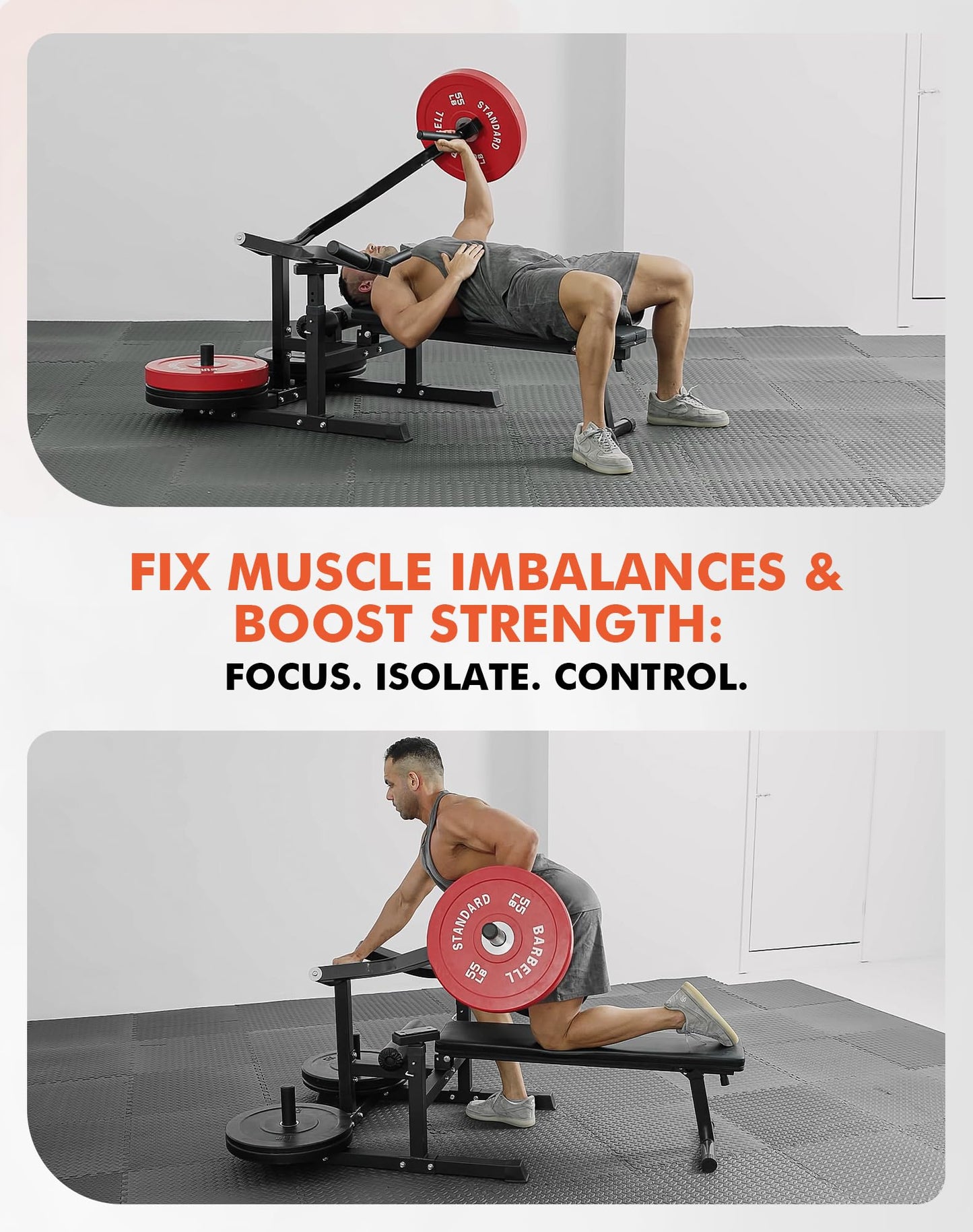 GMWD Chest Press Machine, 1050LBS Bench Press Machine