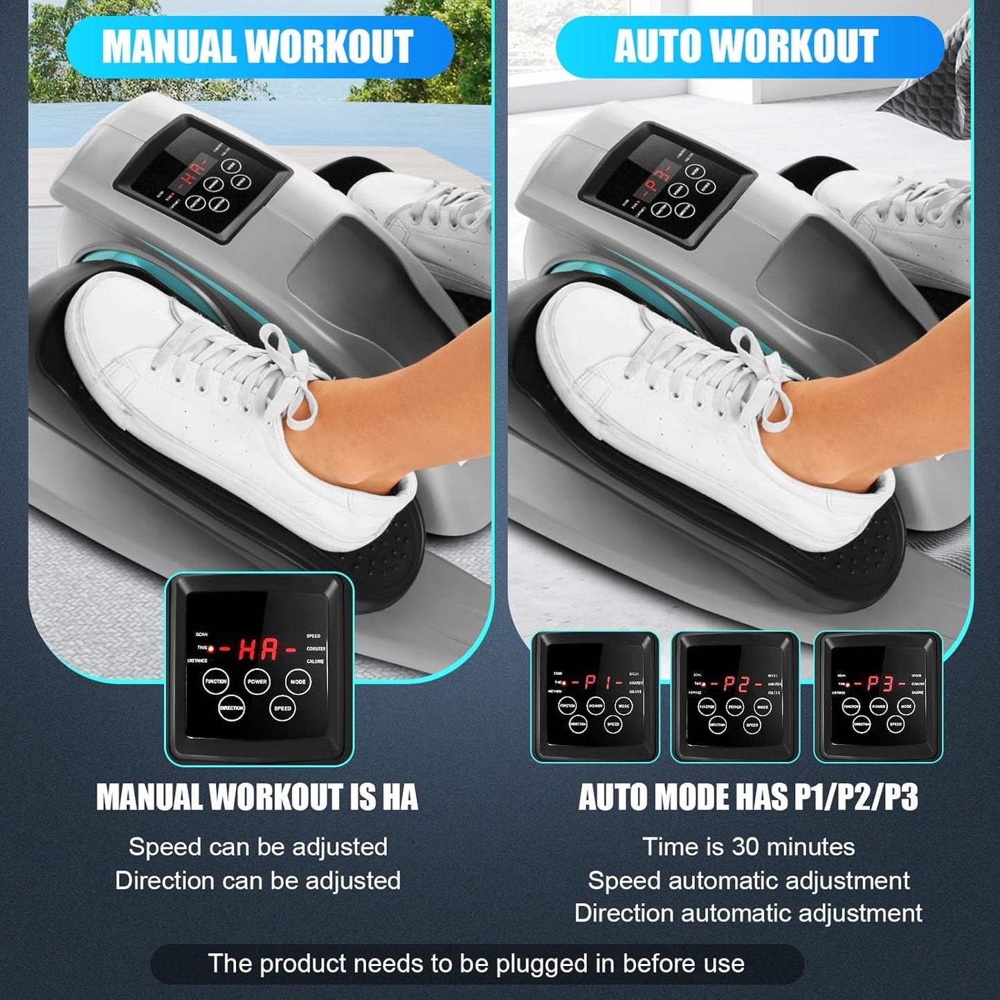 ANCHEER Mini Elliptical