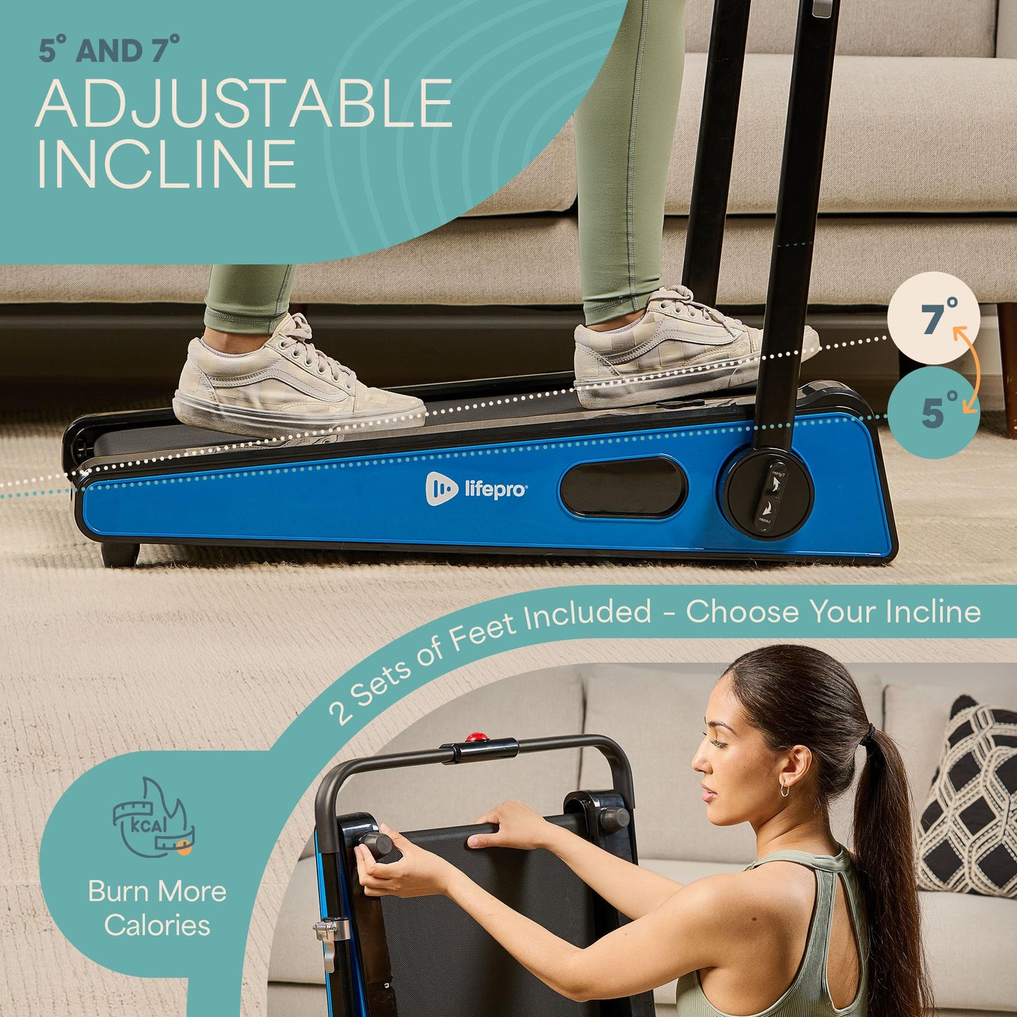 Lifepro Smallest Portable 30in Small Walking Pad Treadmill