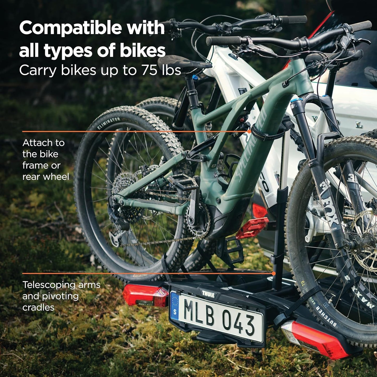 Thule Epos 2 with Lights